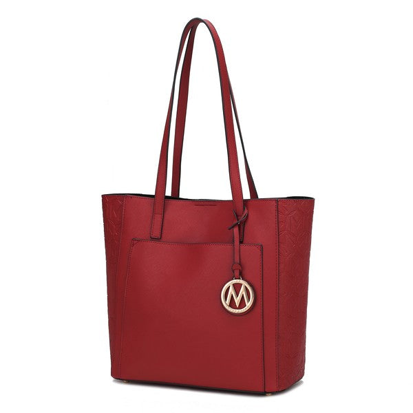 Sustainably Sleek Collection –Eco-Friendly Vegan Tote Bag. The Sustainability Sleek Collection is a unique collection that offers a WIN-WIN-WIN! Eco-Friendly Tote Bag is made with high quality Vegan Leather- Win!
This stylish tote looks like it came off the runway, but at a wallet friendly price point- WIN!
This versatile tote compliments working, travel, evenings out, and everyday wear. It's attention to detail and soft vegan leather conveys a polished look when you need it. Multiple colors available!