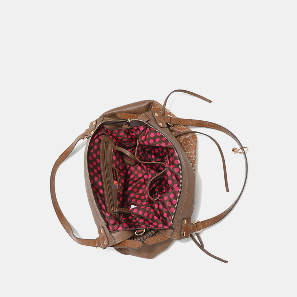 Hobo Bag- Sparkle, Tassel, Repeat; Meet Your New Go to Vegan Hobo Bag
Cruelty-Free never Looked this good! Tassels, rhinestones, embroidery. The unique patterns in this women's hobo bag align with the eclectic, artistic spirit of boho style. The unstructured design offers laid-back, carefree vibe of boho fashion. If you would like to transition seamlessly from day to night, beach to city, or festival to café, grab this bag!