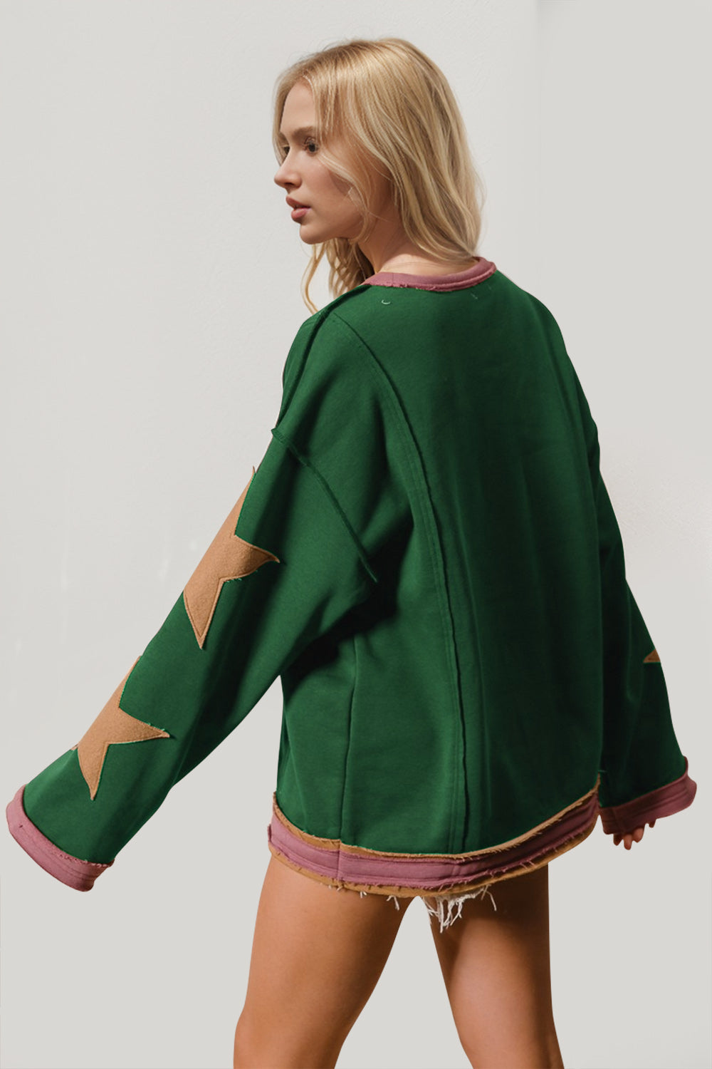 Boho Western Star Patch Sweatshirt – A Little Dust, A Lot of Stars