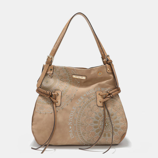 Hobo Bag- Sparkle, Tassel, Repeat; Meet Your New Go to Vegan Hobo Bag
Cruelty-Free never Looked this good! Tassels, rhinestones, embroidery. The unique patterns in this women's hobo bag align with the eclectic, artistic spirit of boho style. The unstructured design offers laid-back, carefree vibe of boho fashion. If you would like to transition seamlessly from day to night, beach to city, or festival to café, grab this bag!